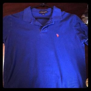 Men’s dark royal blue polo